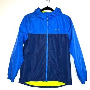 Eddie Bauer Kids Jacket L 14/16 Lightweight Waterproof Packable Hiking Outdoors